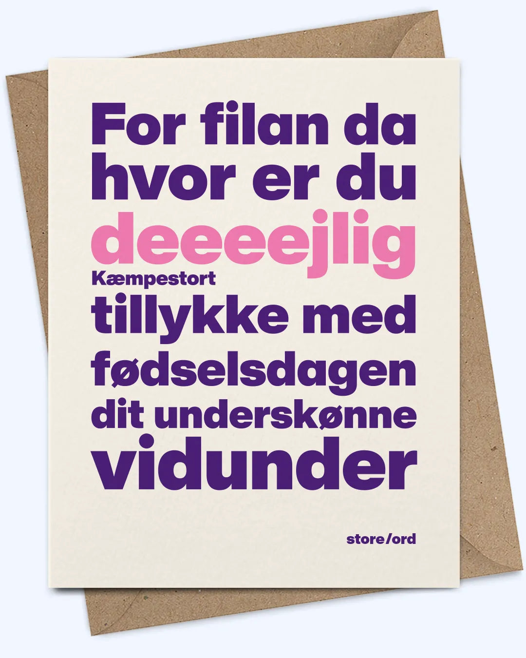 For filan hvor er du dejlig